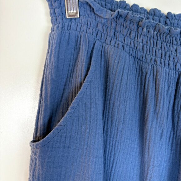 Anthro Drew Blue 2 piece cotton gauze lounge set - Picture 9 of 10